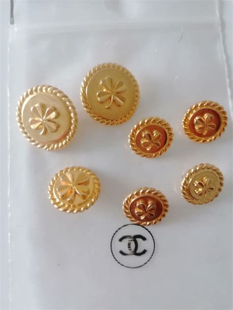 Chanel Clover Buttons 